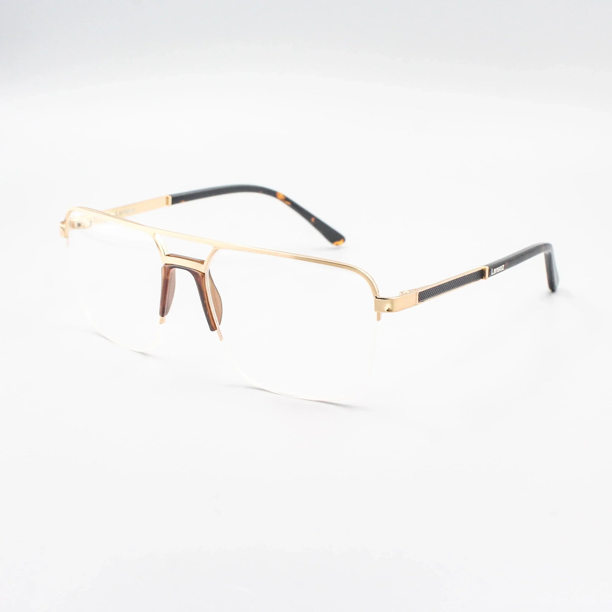 Elite X Half Rim 4 – Blue Cut Power & Zero Power Glasses - Lensoz.com