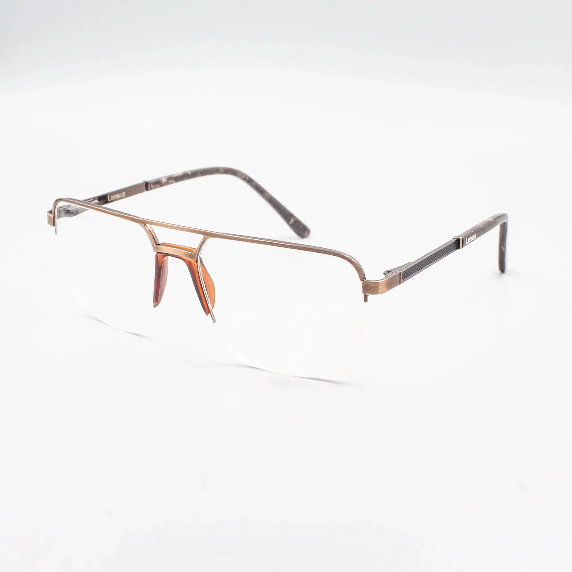 Elite X Half Rim 4 – Blue Cut Power & Zero Power Glasses - Lensoz.com