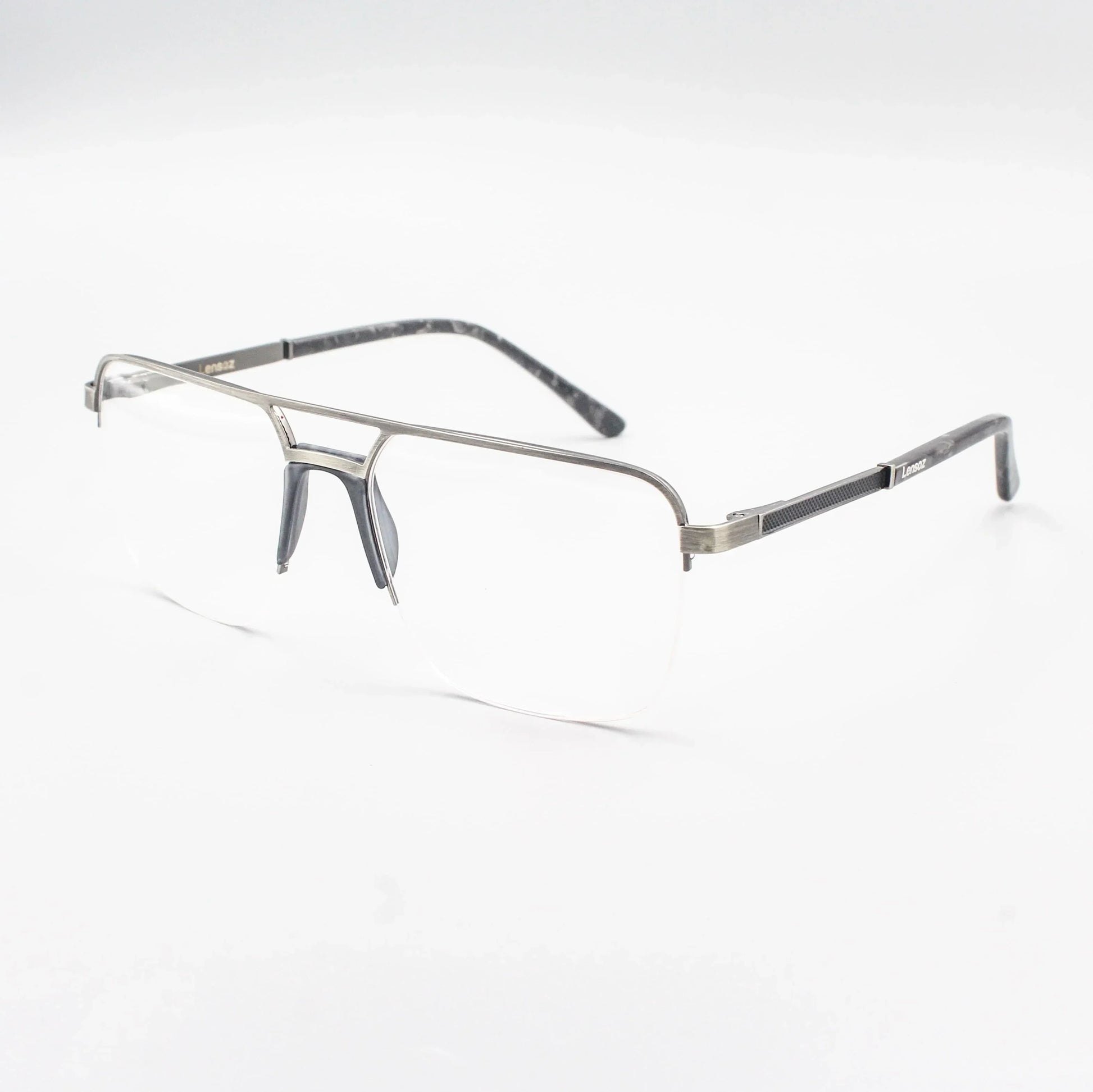 Elite X Half Rim 4 – Blue Cut Power & Zero Power Glasses - Lensoz.com