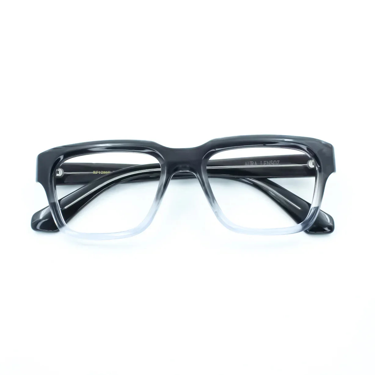 Aura Rectangle 1286 Blue Cut Glasses Frames - Lensoz.com