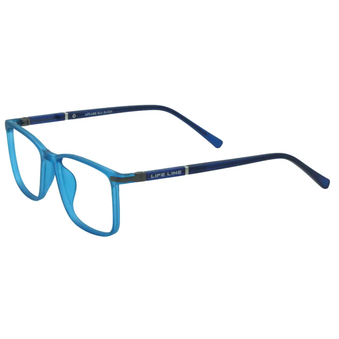 Lensoz Flex Rectangle 4 Blue Cut Computer Glasses - Lensoz.com