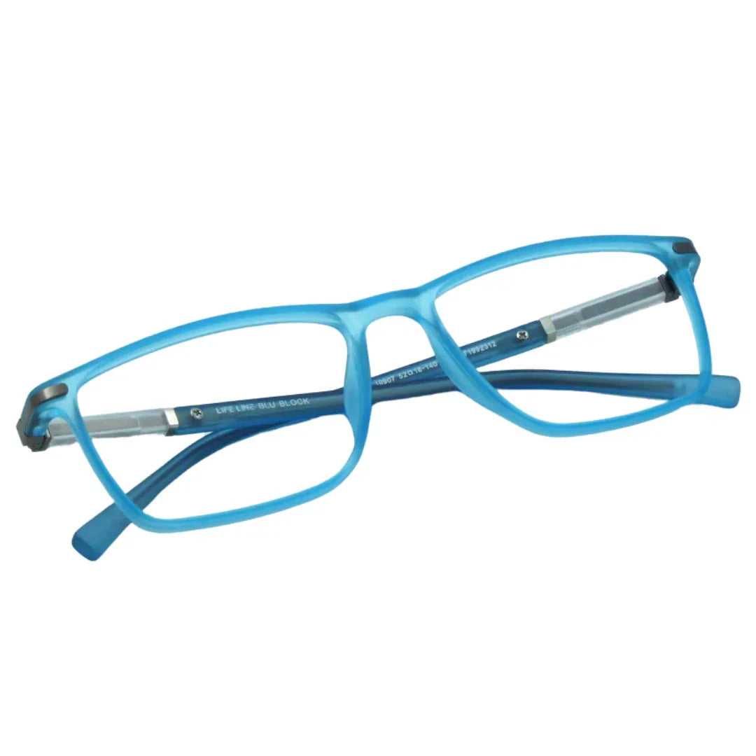 Lensoz Flex Rectangle 4 Blue Cut Computer Glasses - Lensoz.com