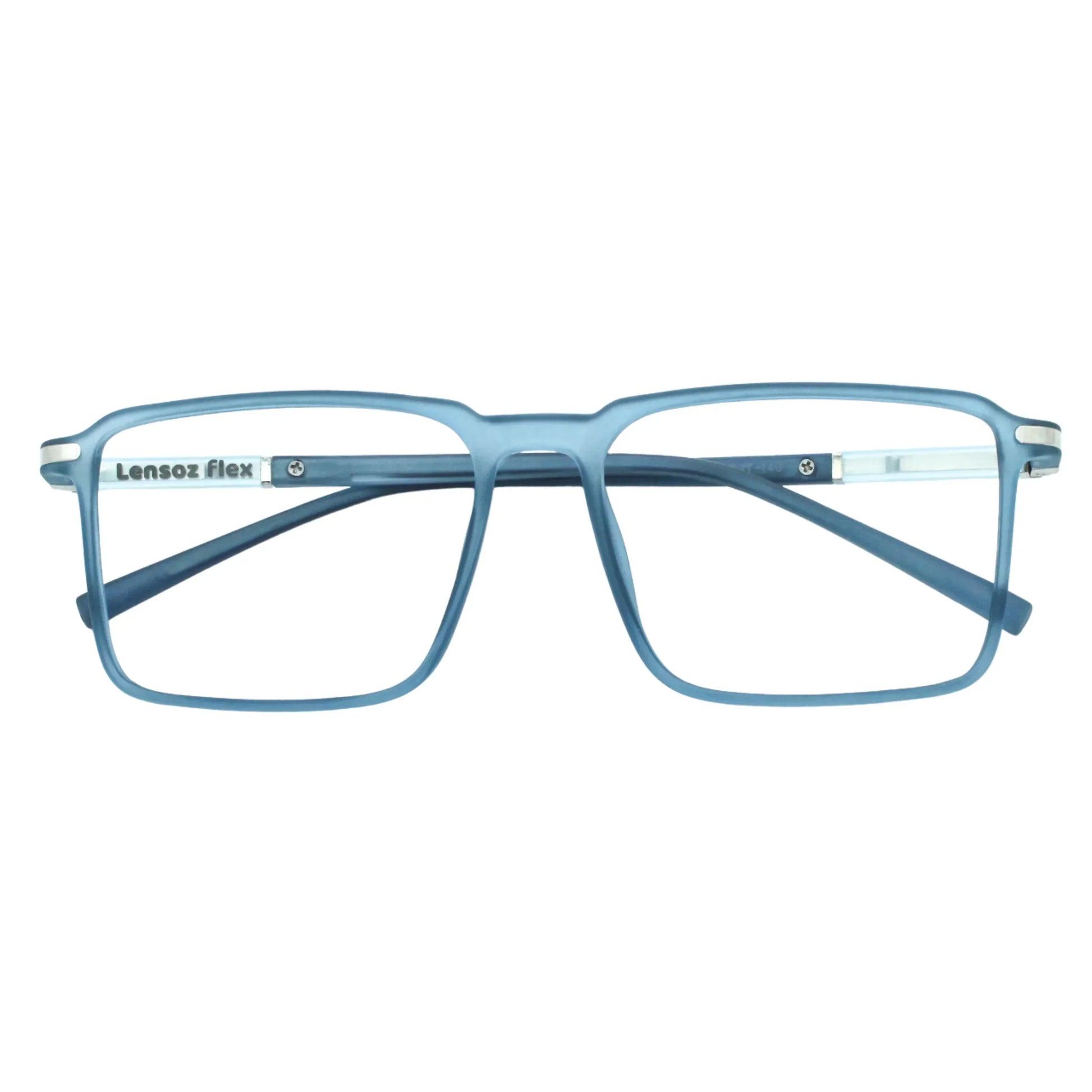 Lensoz Flex Rectangle Eyeglasses | Stylish & blue light protection - Lensoz.com