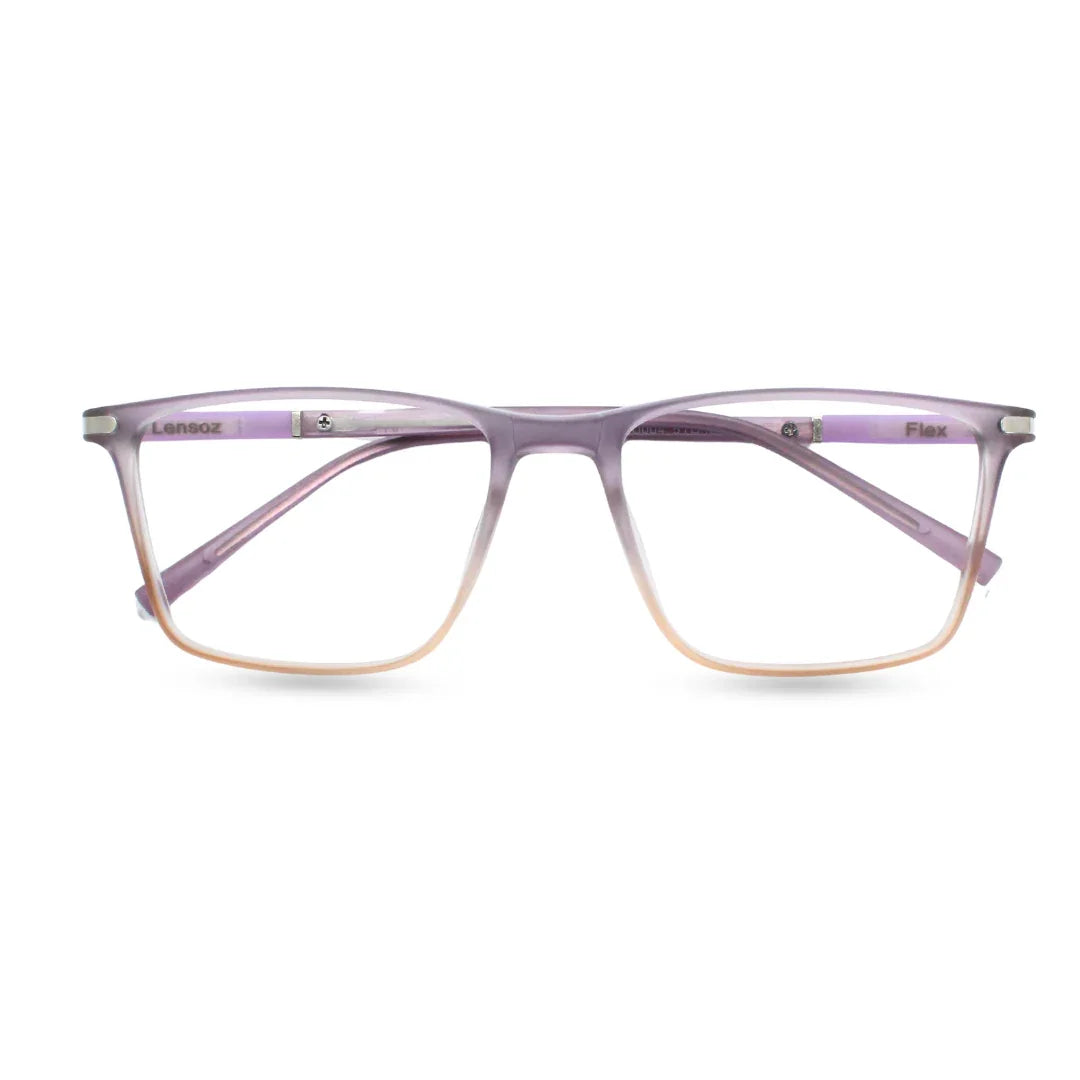Lensoz Flex Rectangle Z Blue Cut Computer Glasses - Lensoz.com