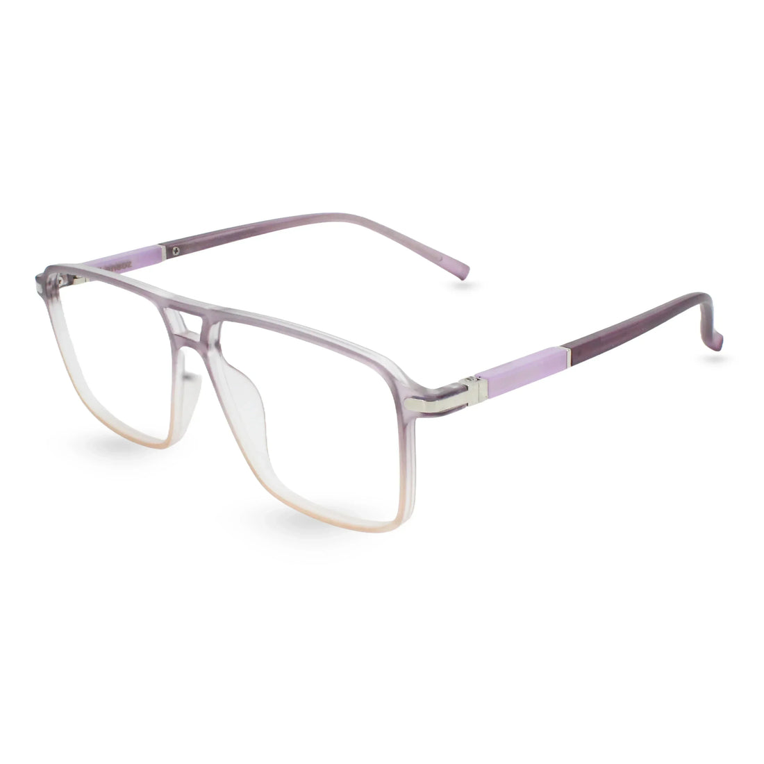 Flex Square Double Bridge | Blue Cut Flex Glasses - Lensoz.com