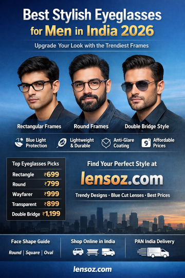Best stylish eyeglasses for men in India