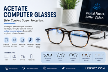 acetate computer glasses