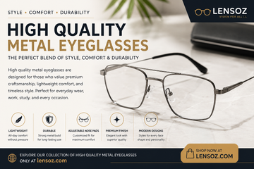 high qulity metal eyeglasses 