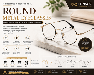 round metal eyeglasses