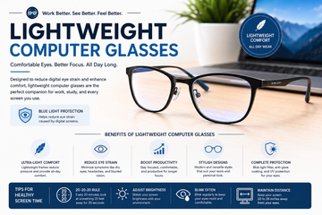 Lightweight Computer Glasses: The Perfect Solution for Comfortable Screen Time