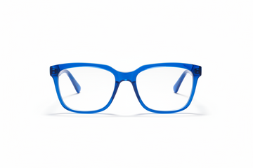 acetate blue block eyeglasses