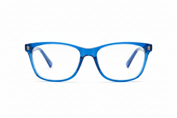 acetate lightweight blue cut glasses