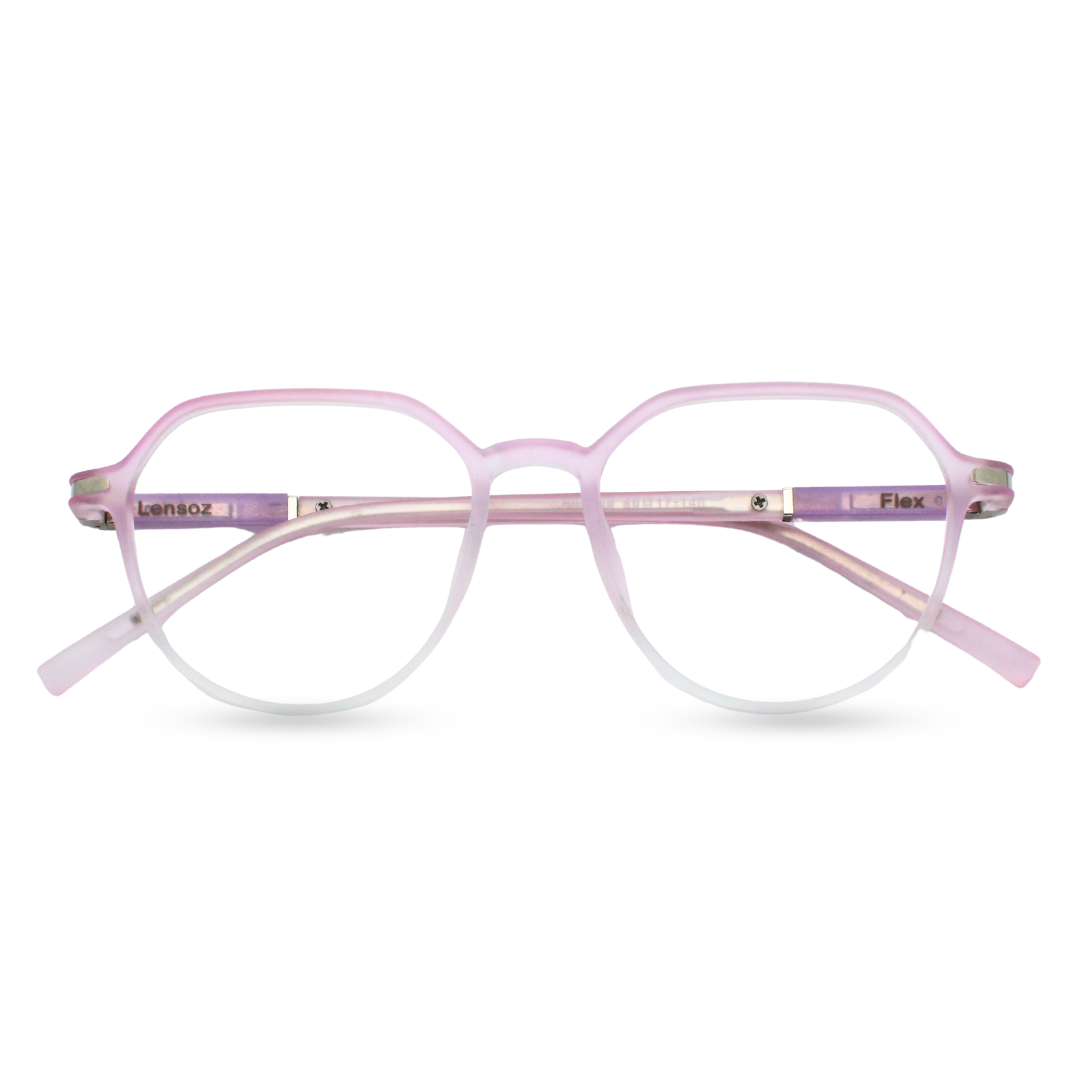 Flex geometric eyeglasses