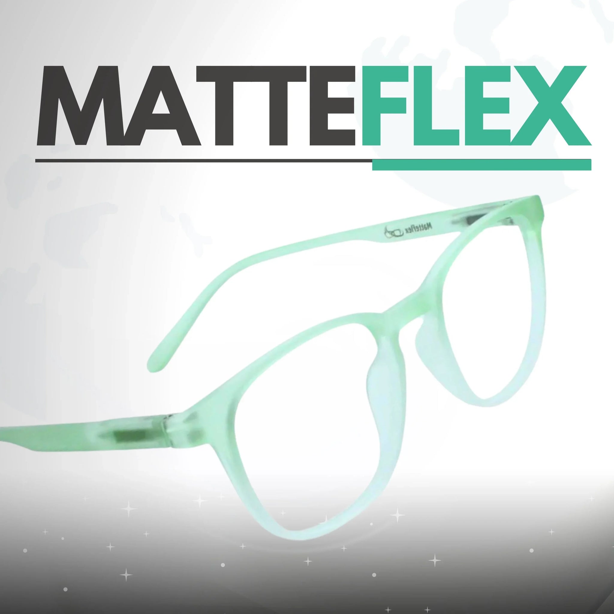Matte flex eyeglasses