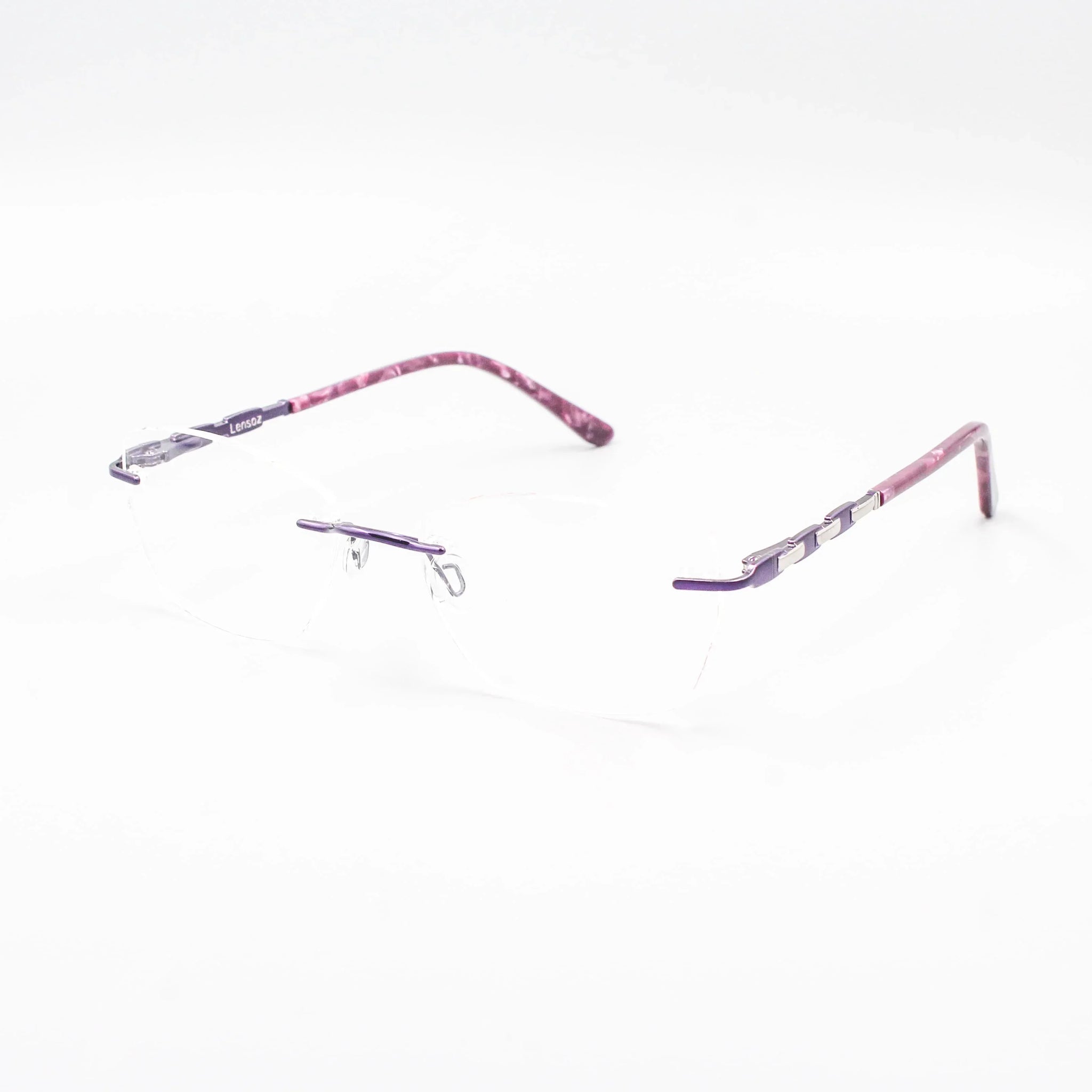 Elite X Rimless – Blue Cut Power & Zero Power Glasses - Lensoz.com