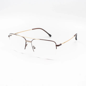 Elite X Half Rim 10 Eyeglasses – Blue Cut Power & Zero Power Glasses | Lensoz - Lensoz.com