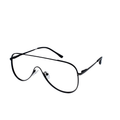 Black sunglasses on a white background