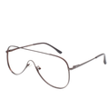 Pair of eyeglasses on a white background