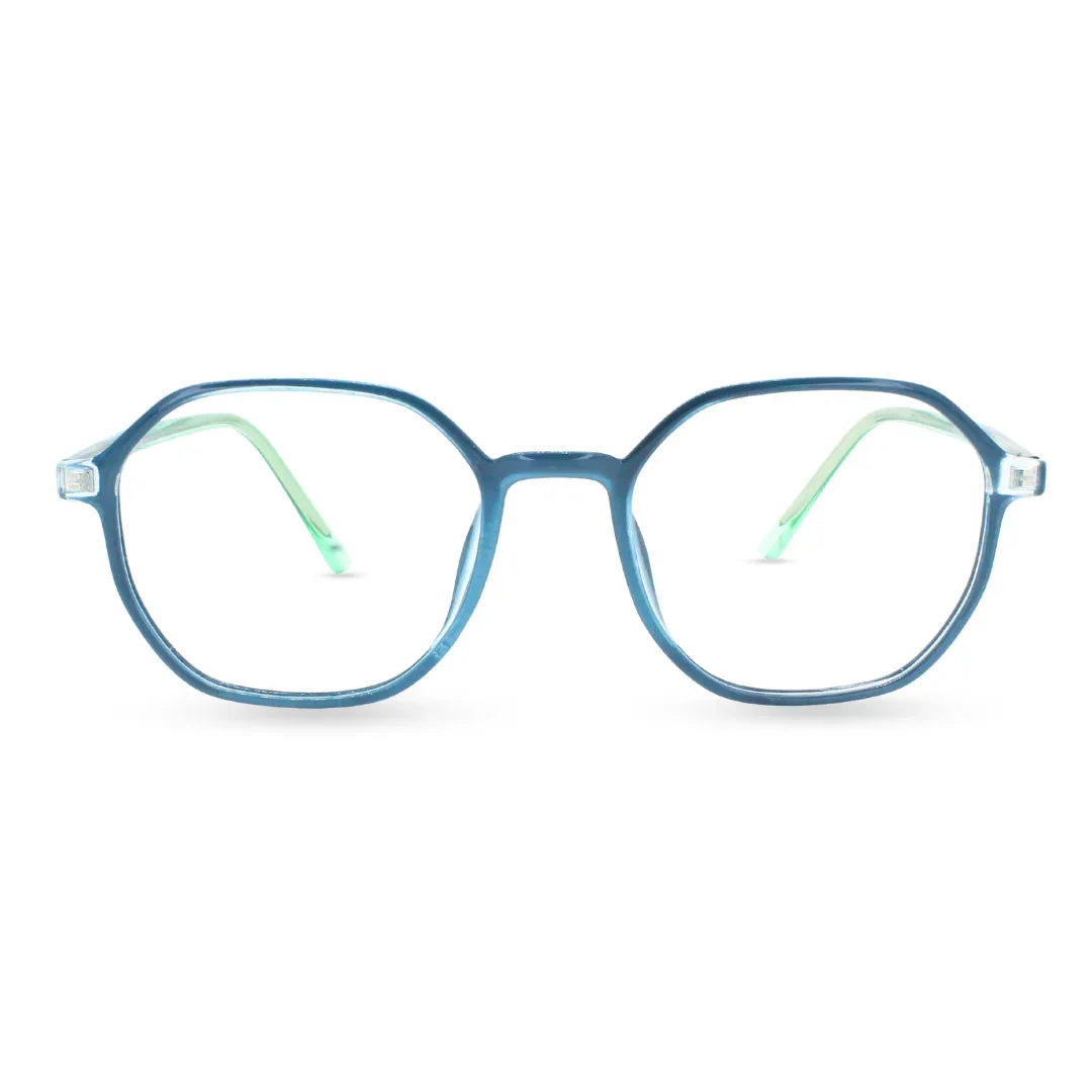 Lensoz Flex Shine Geometric | blue cut power Eyeglasses - Lensoz.com