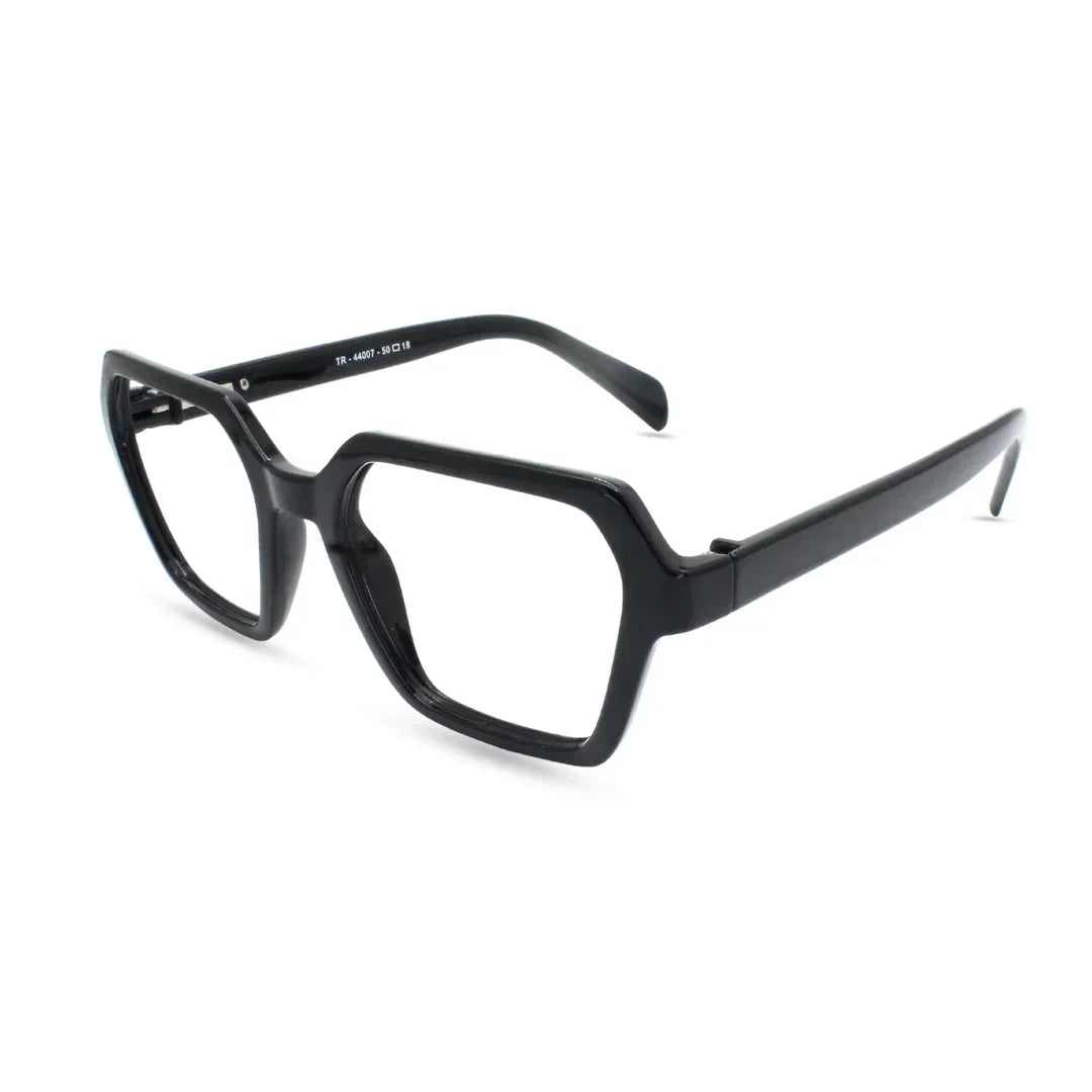 Lensoz: Aura Z Geometric blue cut glasses - Lensoz.com
