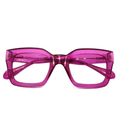 Transparent pink Eyeglasses