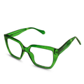 Transparent Green Eyeglasses