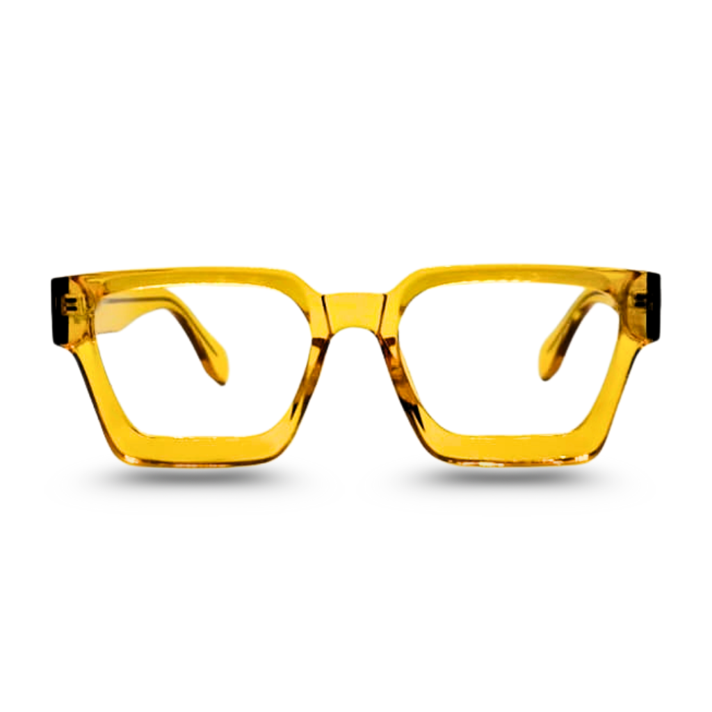 orange gen z eyeglasses