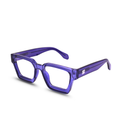 Purple eyeglasses 